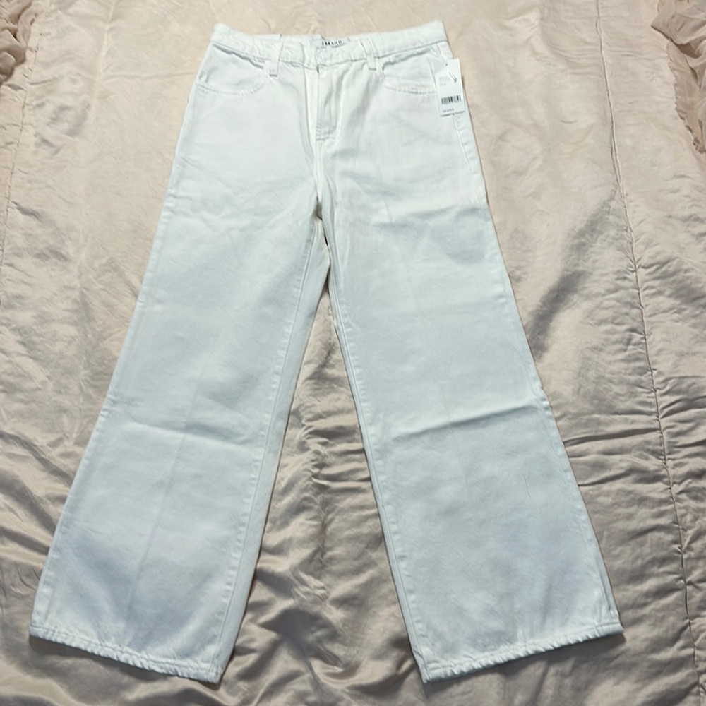 J Brand Joan Crop White Jeans size 28